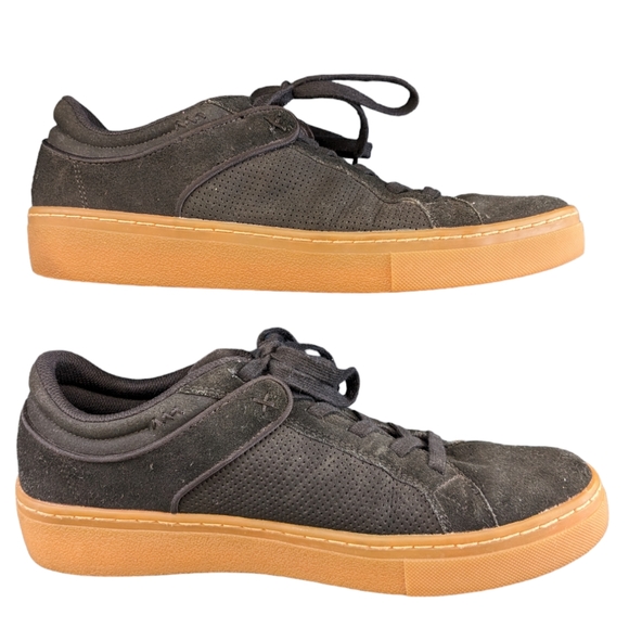 Skechers Goldie-Brybe Black Suede Sneaker Mens 10 - Picture 3 of 6